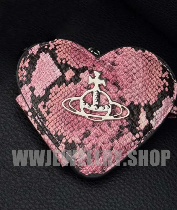 Leather Saturn Bag Charm Keychain