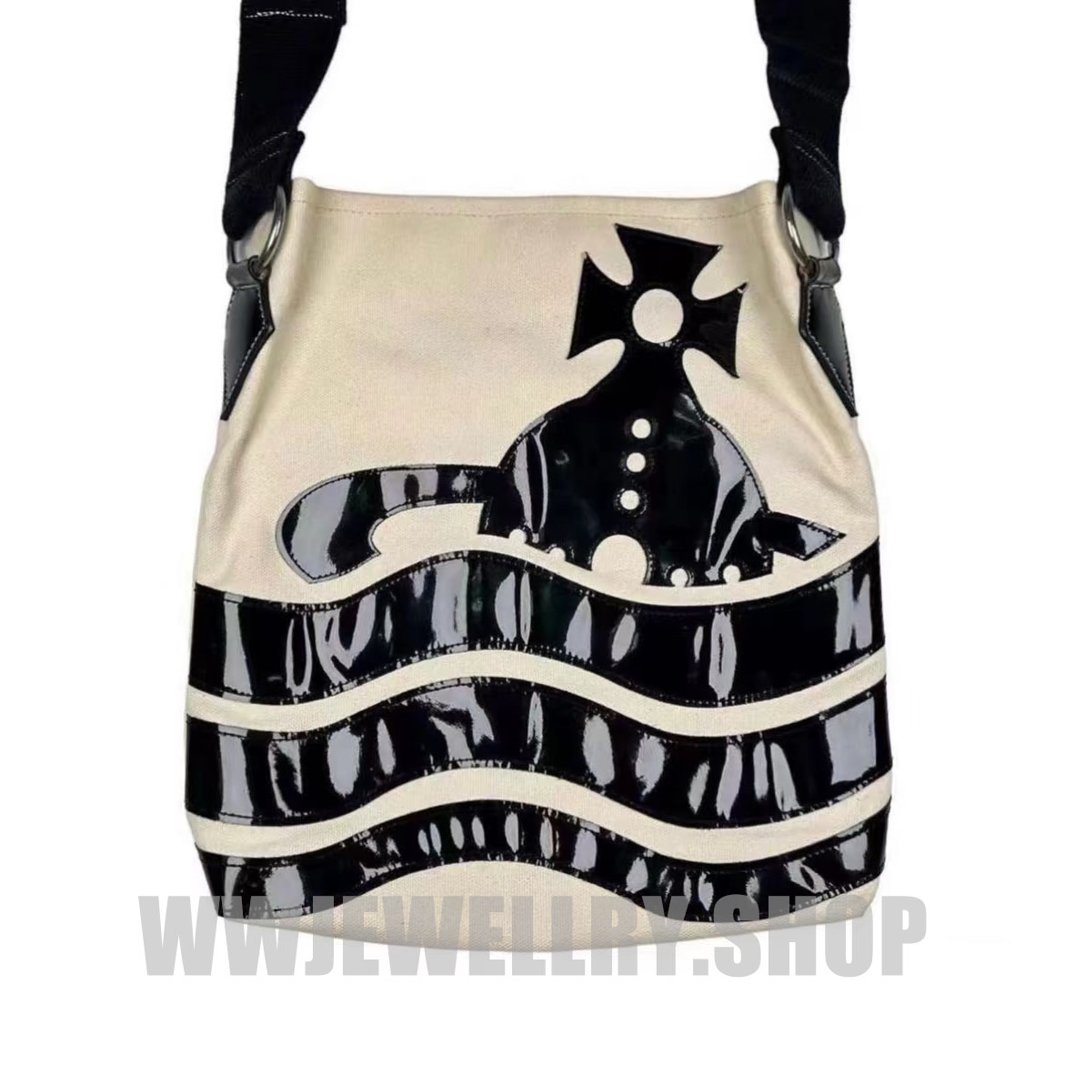 Limited Edition Vintage Saturn Canvas Crossbody Bag