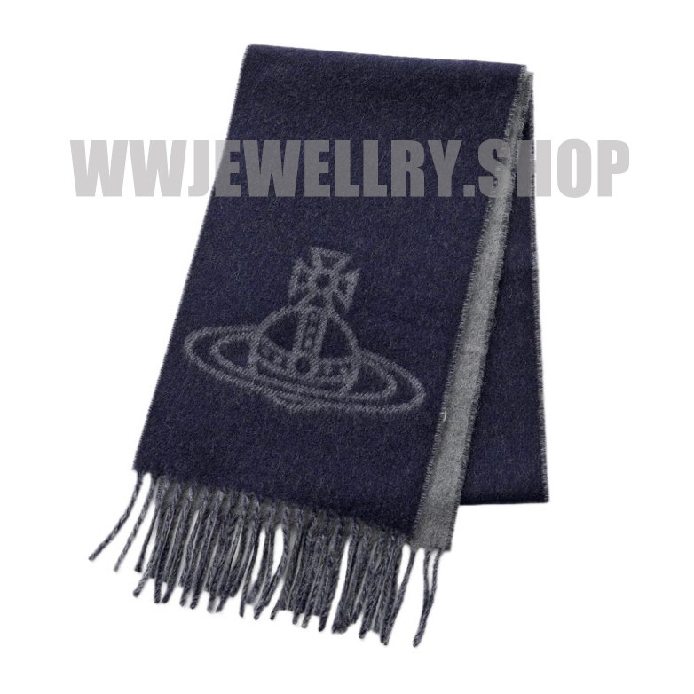 7 Colors Double Saturn Logo Scarf