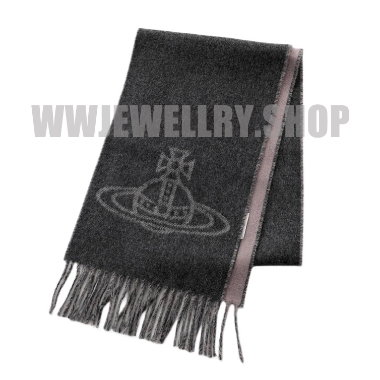 7 Colors Double Saturn Logo Scarf