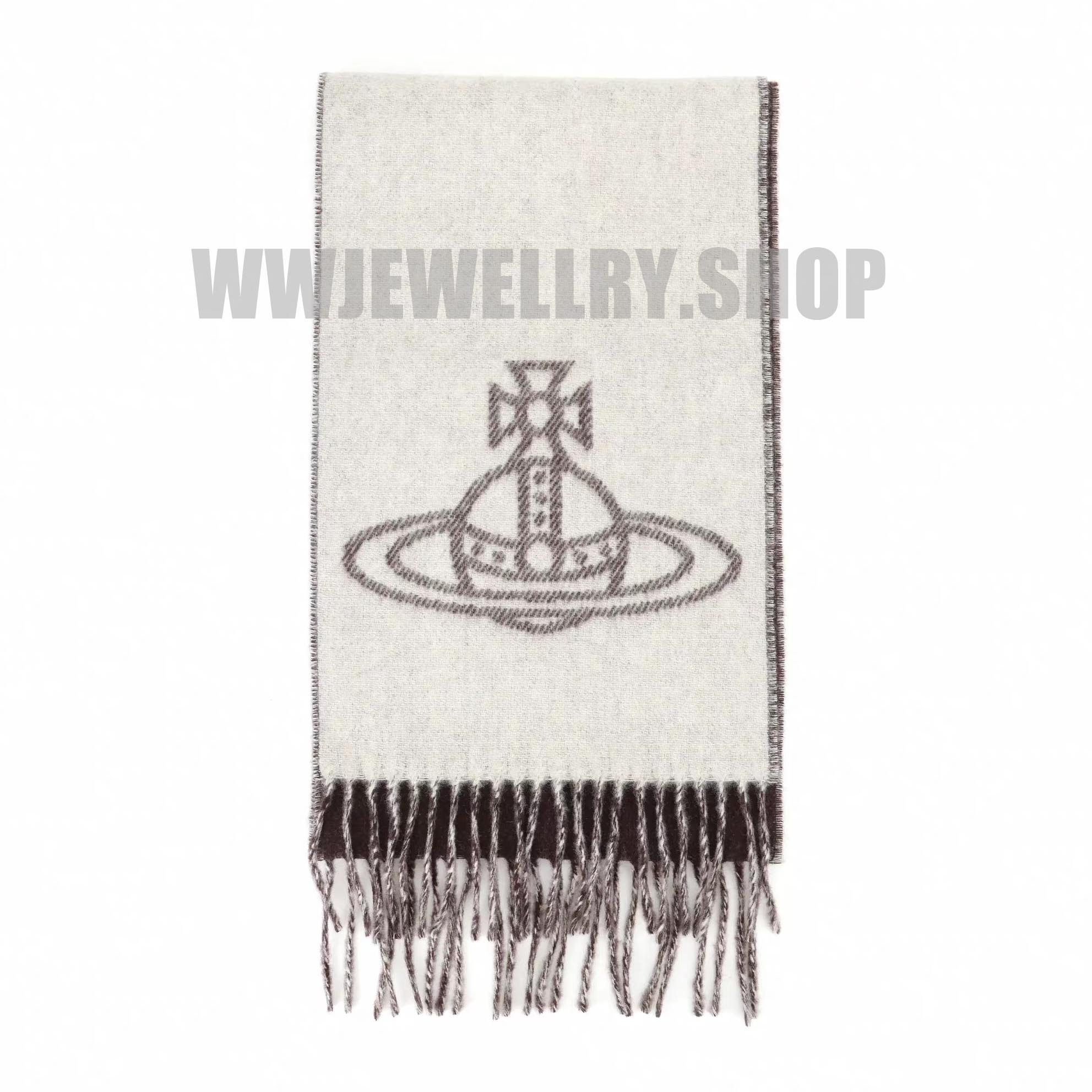 7 Colors Double Saturn Logo Scarf