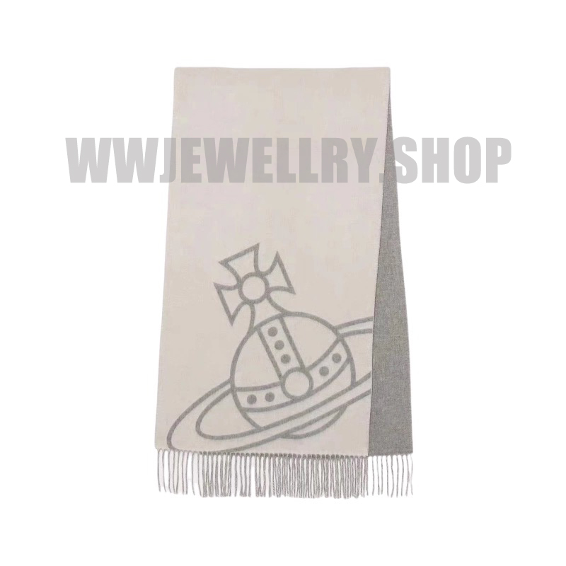 6 Colors Double Saturn Big Logo Scarf