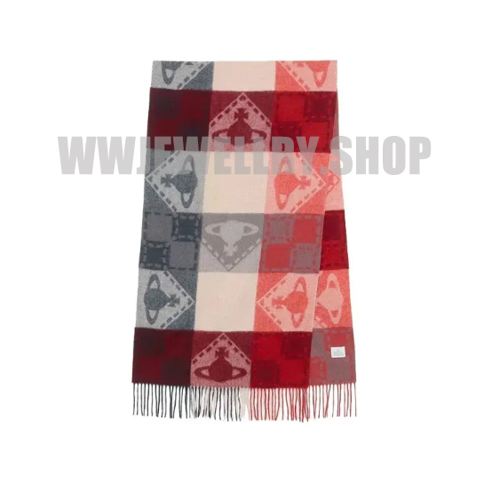 3 Colors Plaid Saturn Scarf