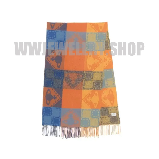 3 Colors Plaid Saturn Scarf