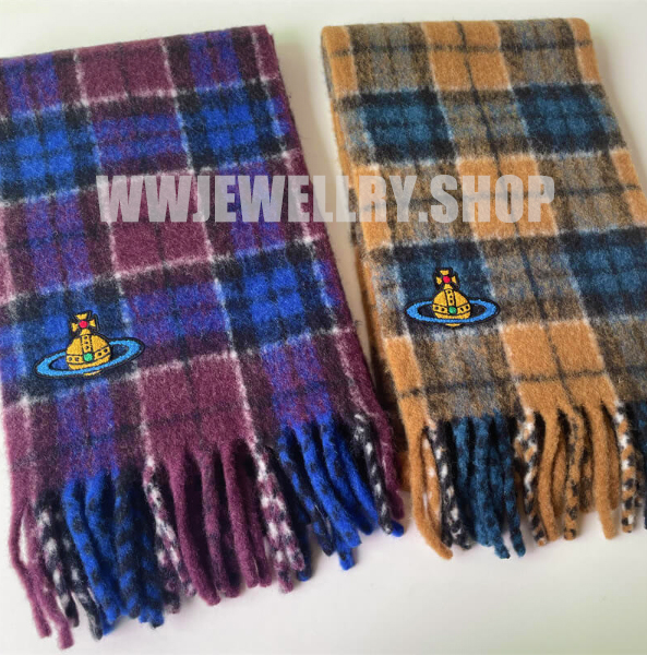 Plaid Saturn Scarf