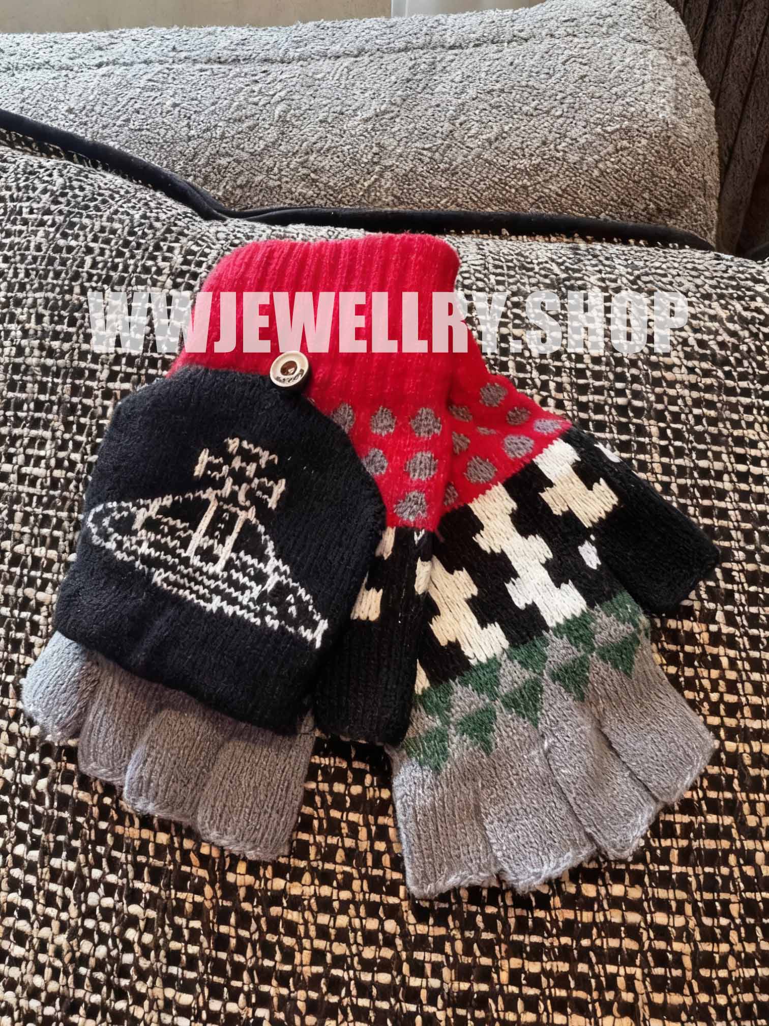 4 Colors FLAGS Half-finger Gloves