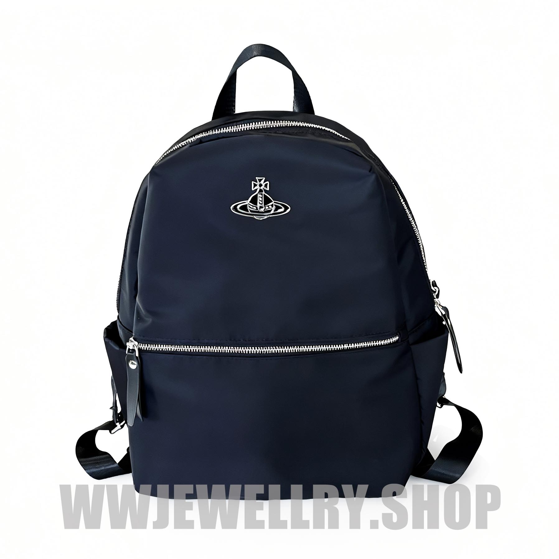 Black Nylon Backpack