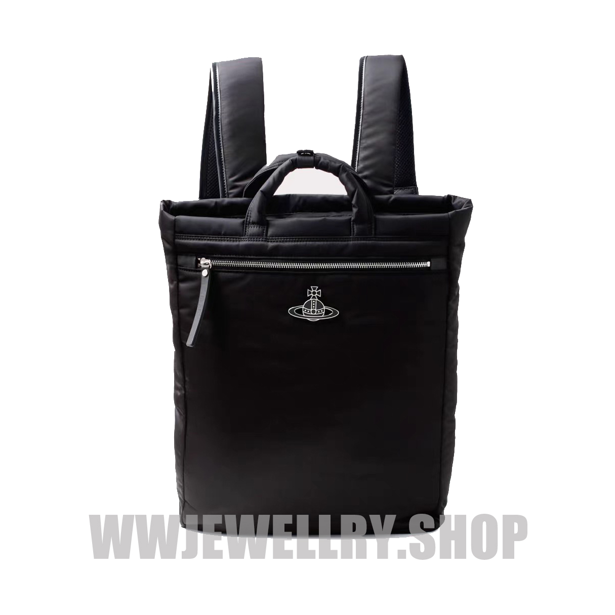 Black Nylon Backpack