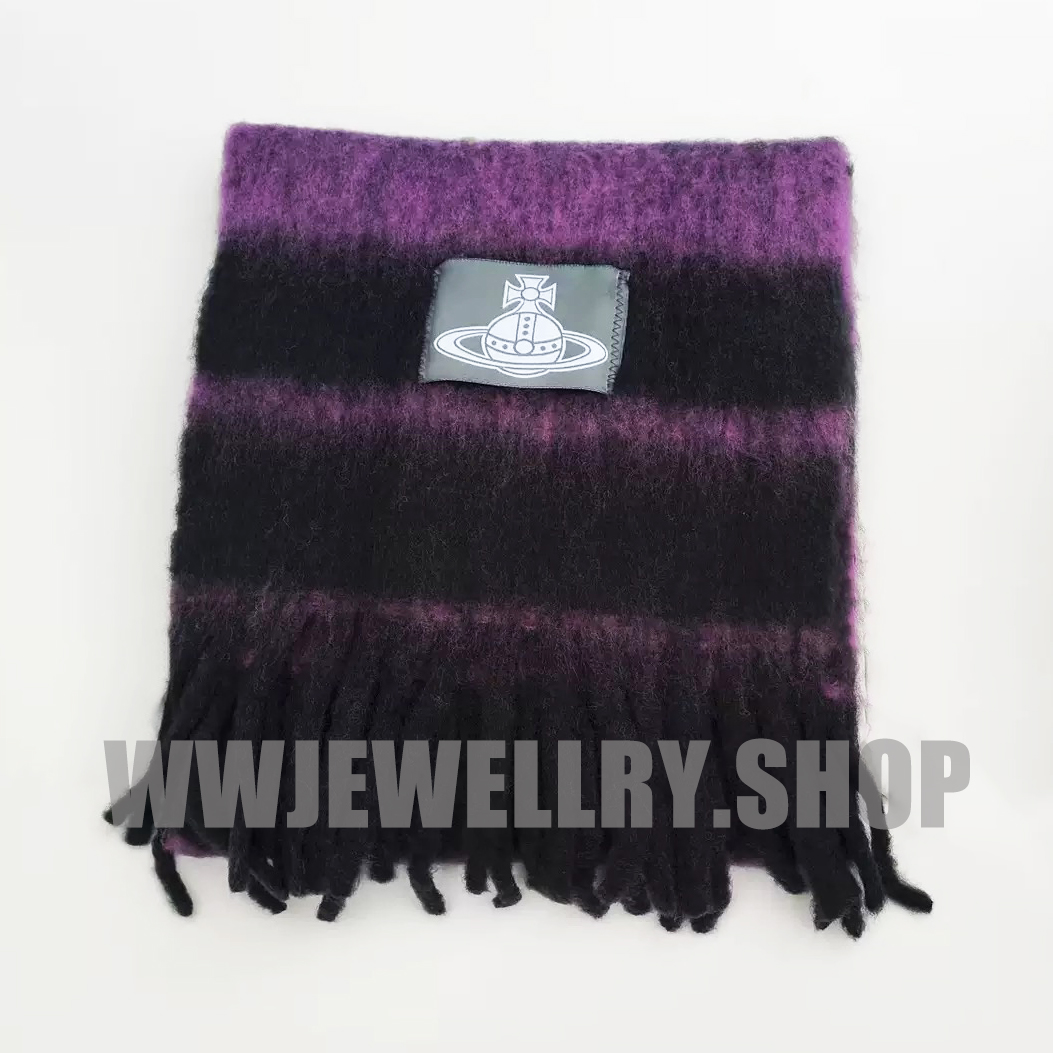 4 Colors Chunky Stripe Scarf