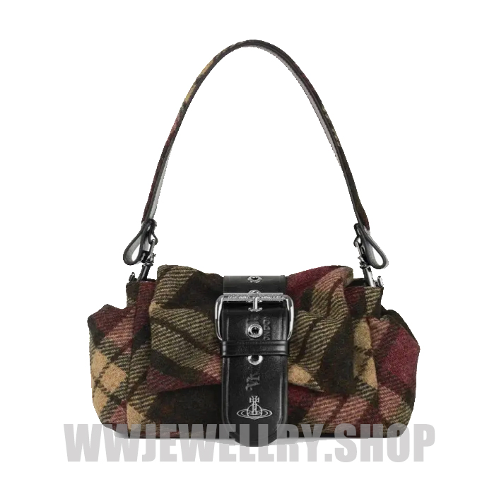 6 Styles Plaid Saturn Bag