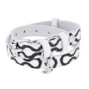 Pirate Pattern White Silver