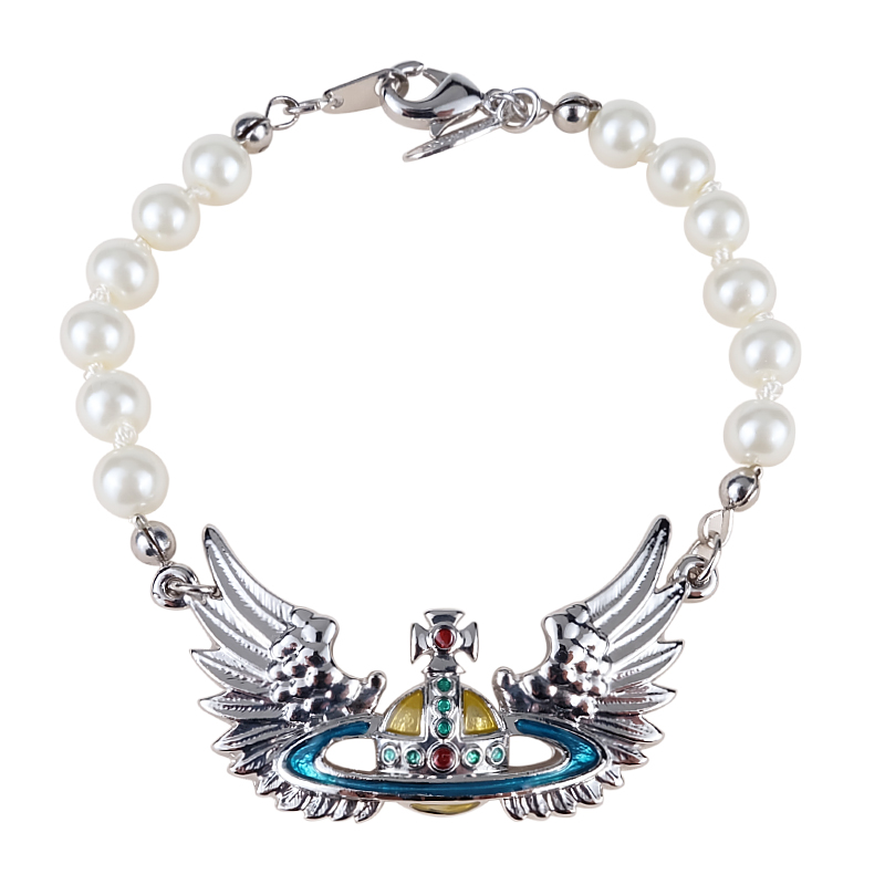 Lacquered Wings Saturn Pearl Bracelet