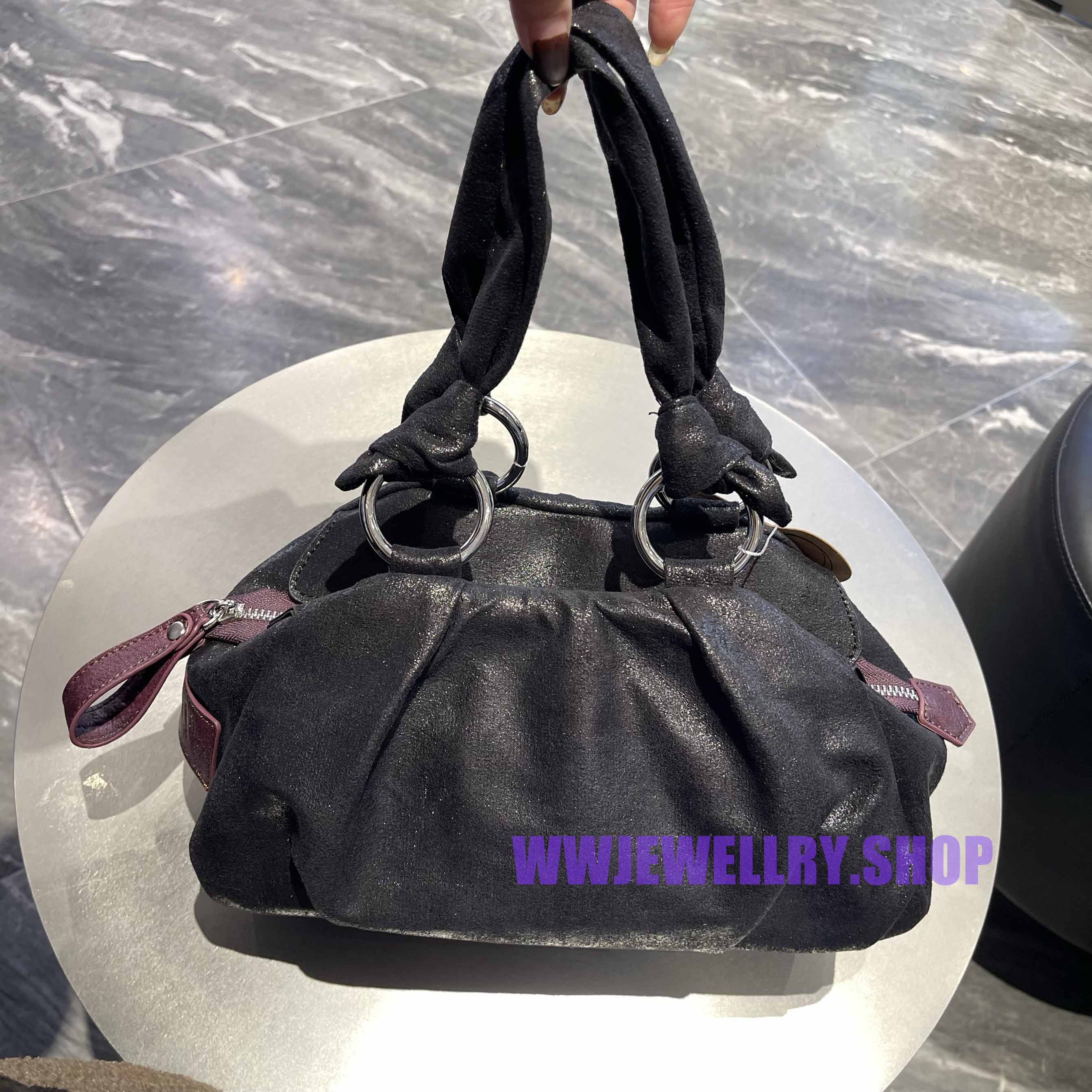 Vintage Leather Saturn Handbag