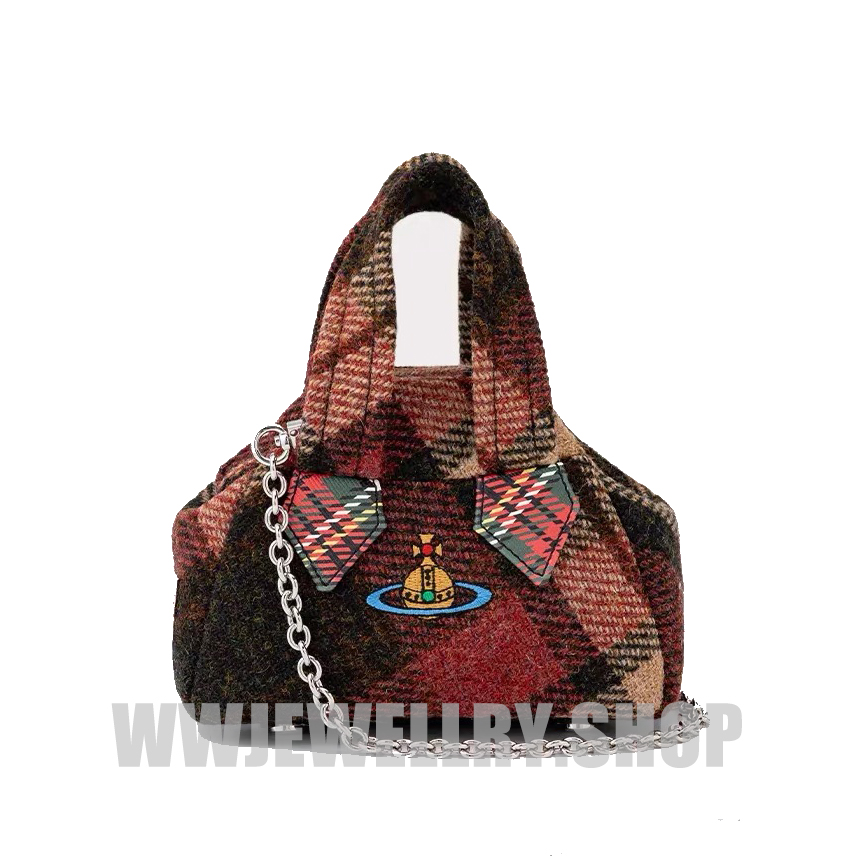 8 Styles Plaid Saturn Bag