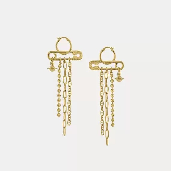 3 Colors GINETTA Fringe Earrings