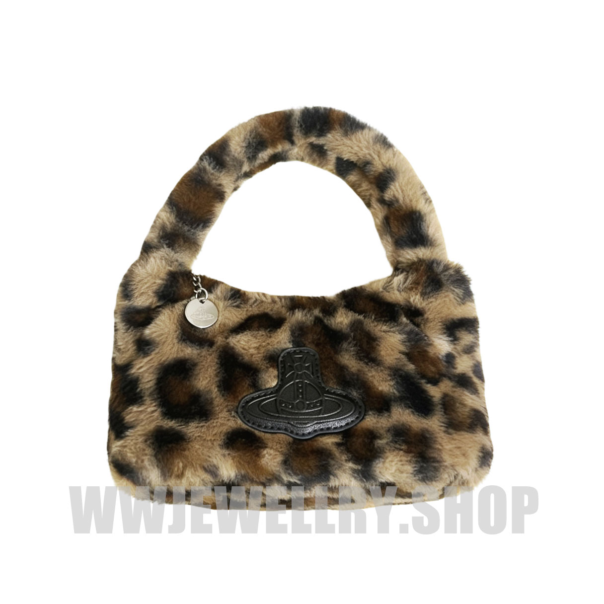 Leopard Print Saturn Handbag