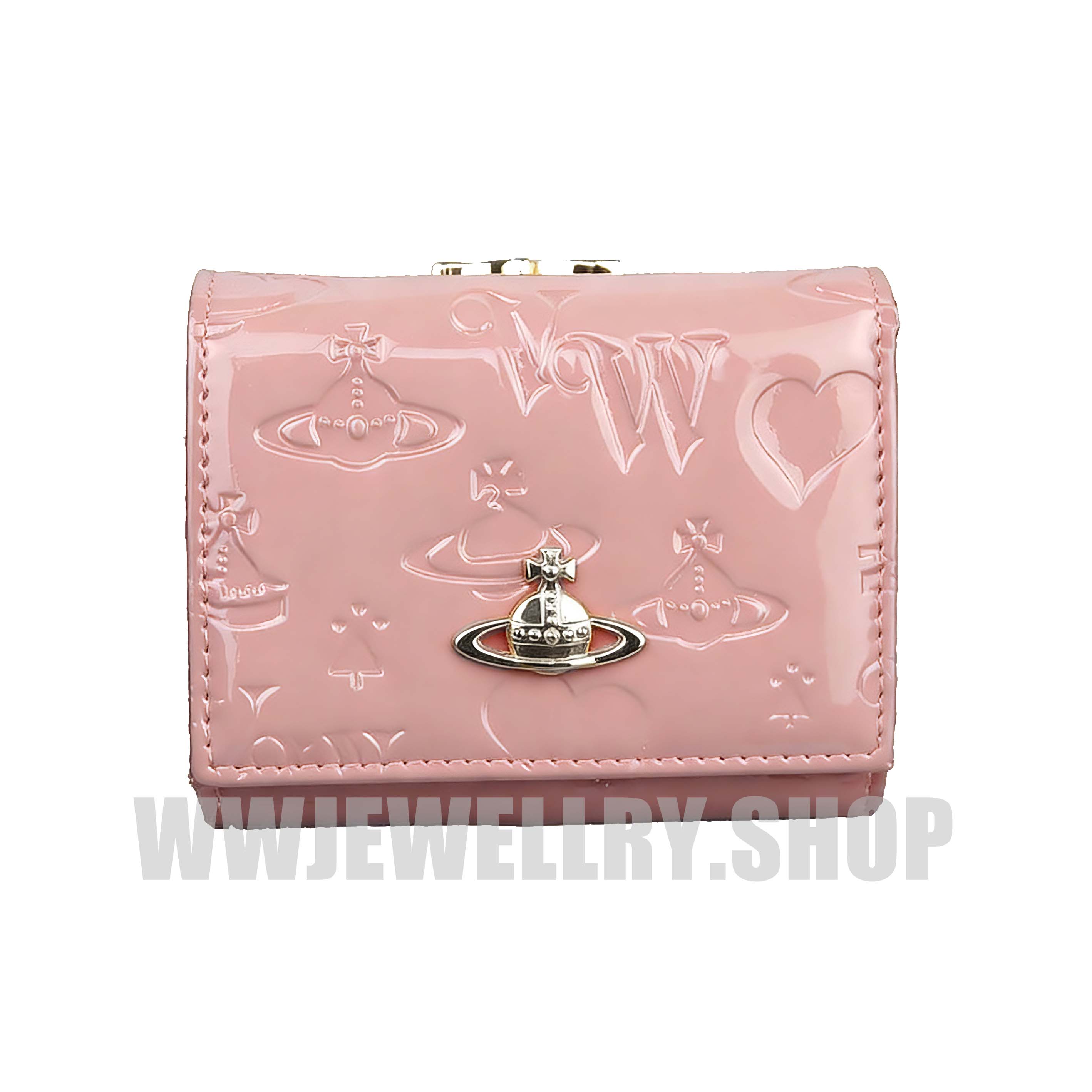 NEW-29 Colors Leather Tri-fold Saturn Wallet