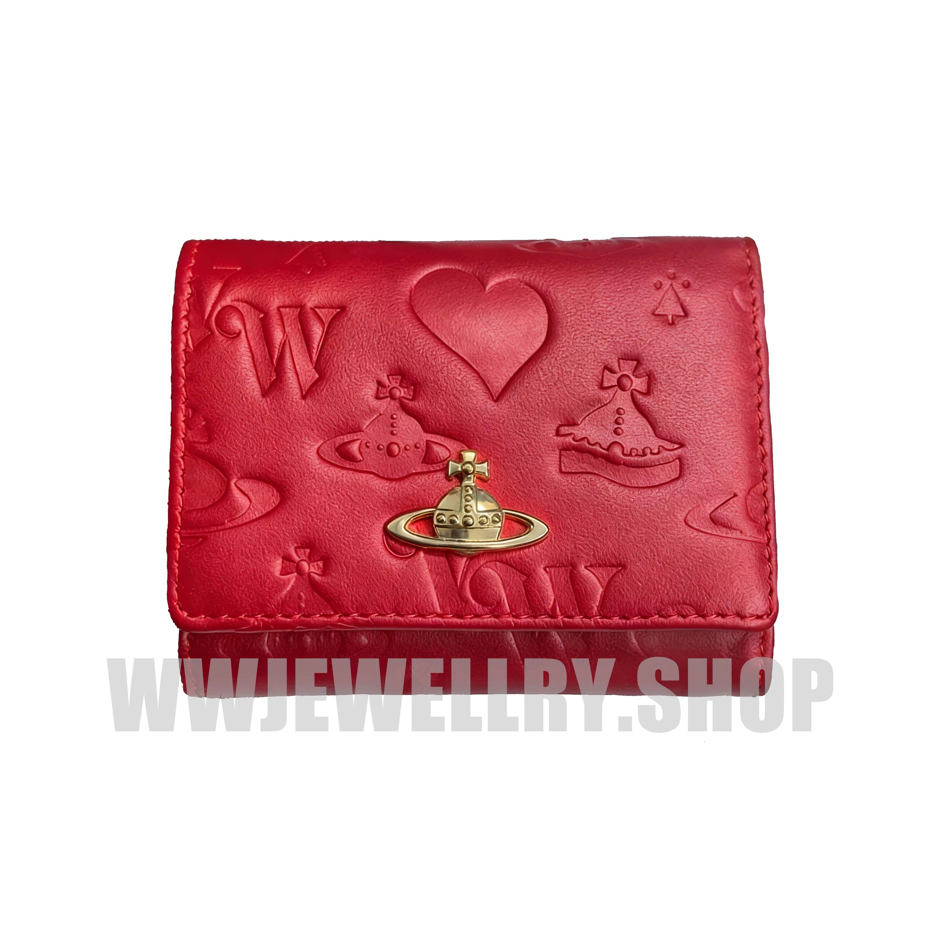 NEW-29 Colors Leather Tri-fold Saturn Wallet