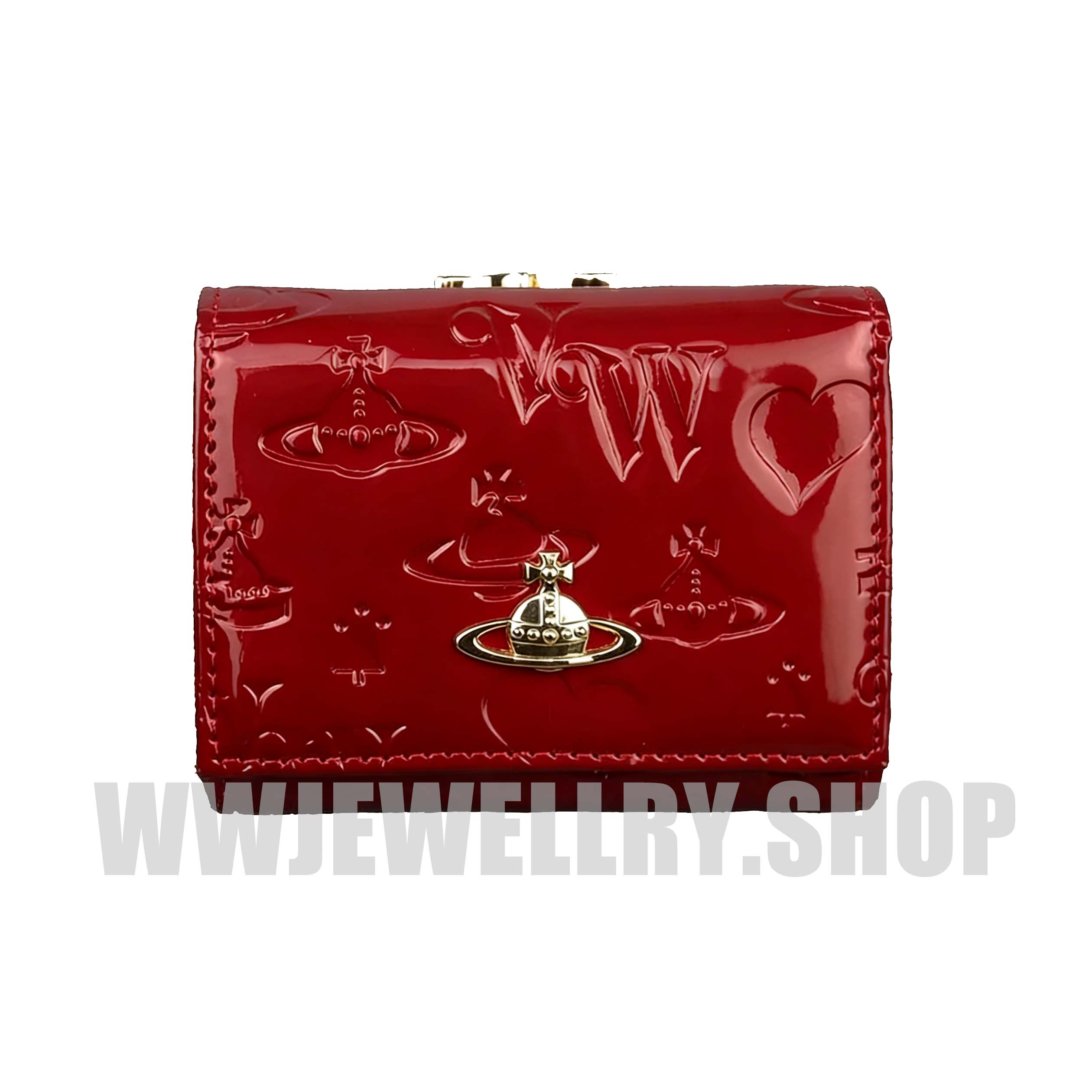 NEW-29 Colors Leather Tri-fold Saturn Wallet