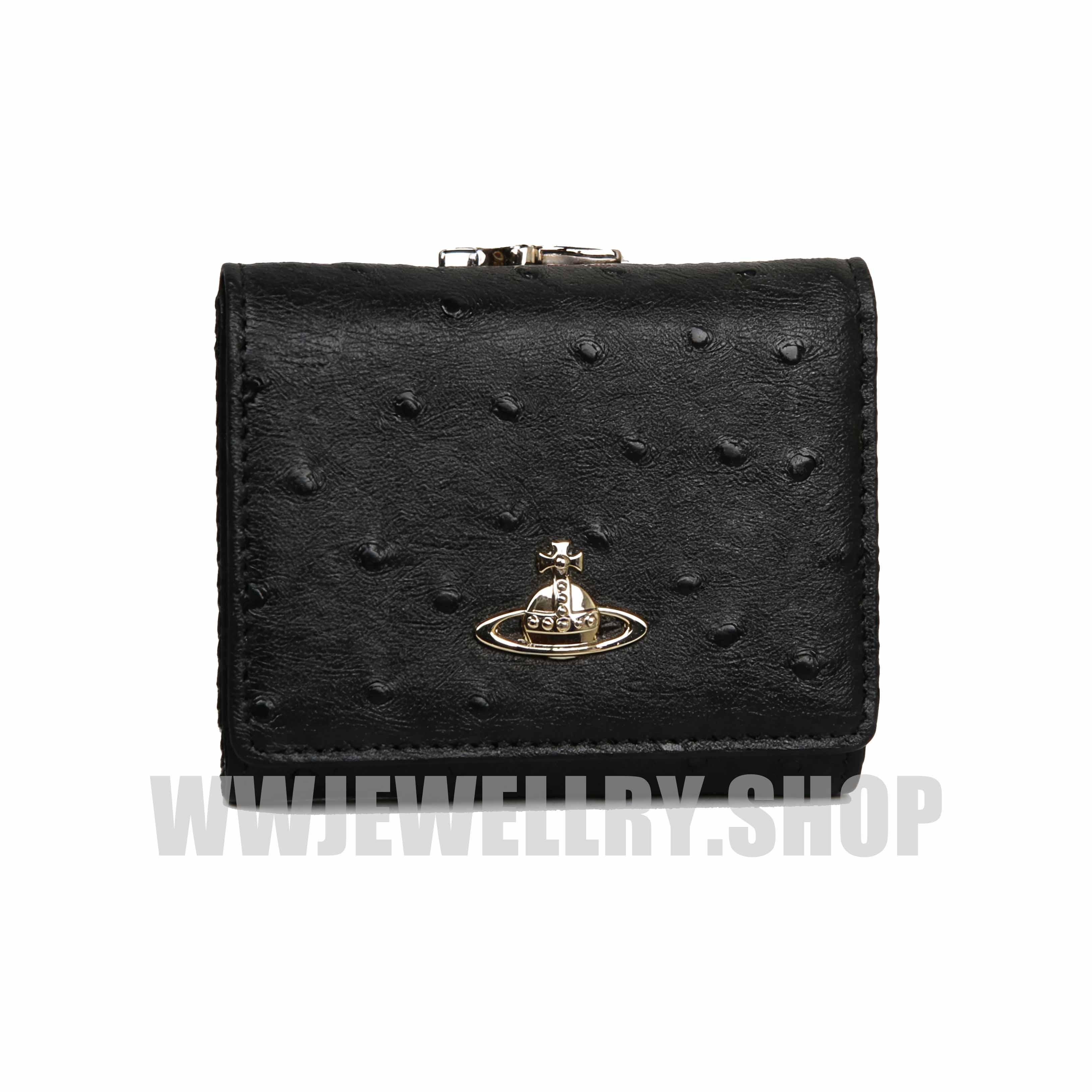 NEW-29 Colors Leather Tri-fold Saturn Wallet