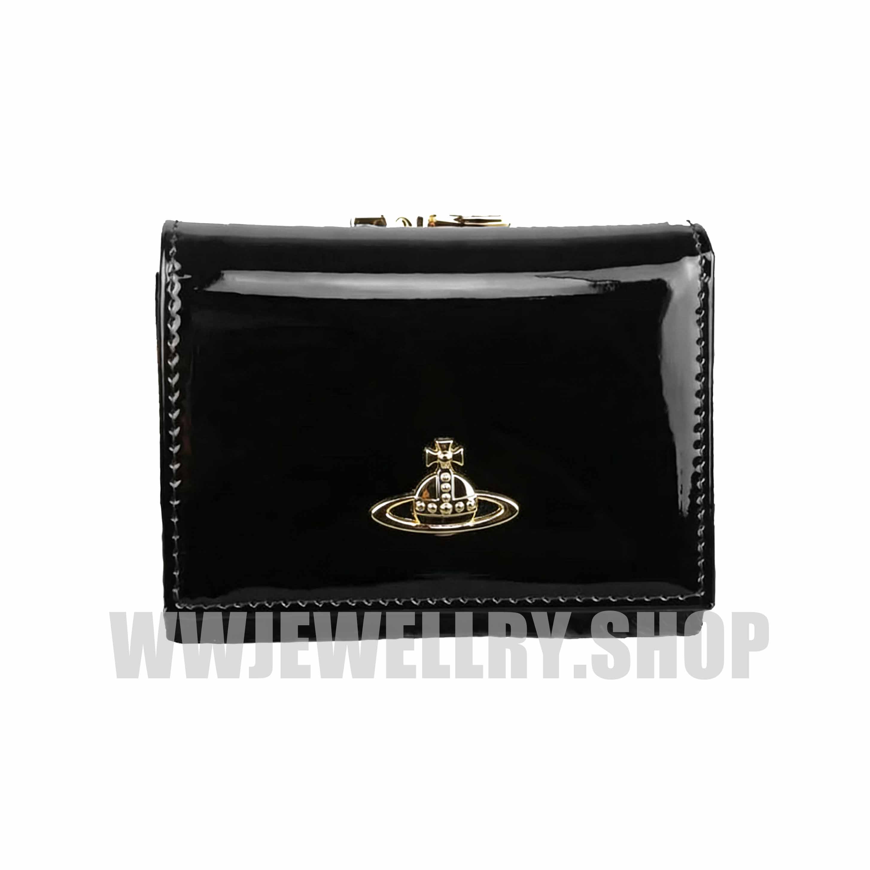 NEW-29 Colors Leather Tri-fold Saturn Wallet