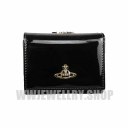 Black/Gold Patent Leather