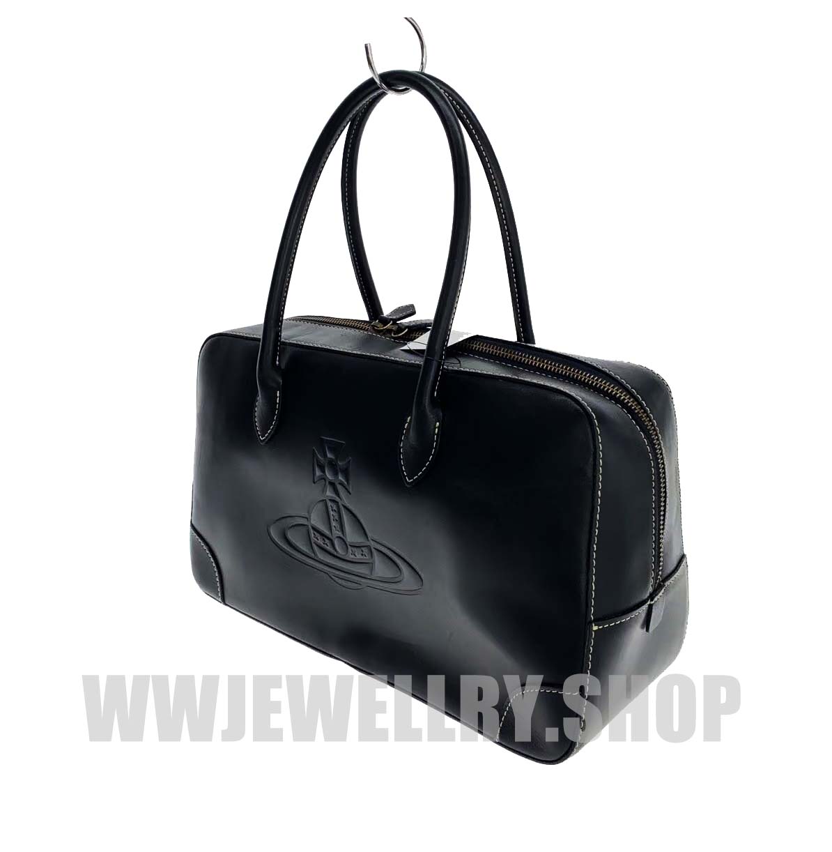 Vintage Black Saturn Handbag