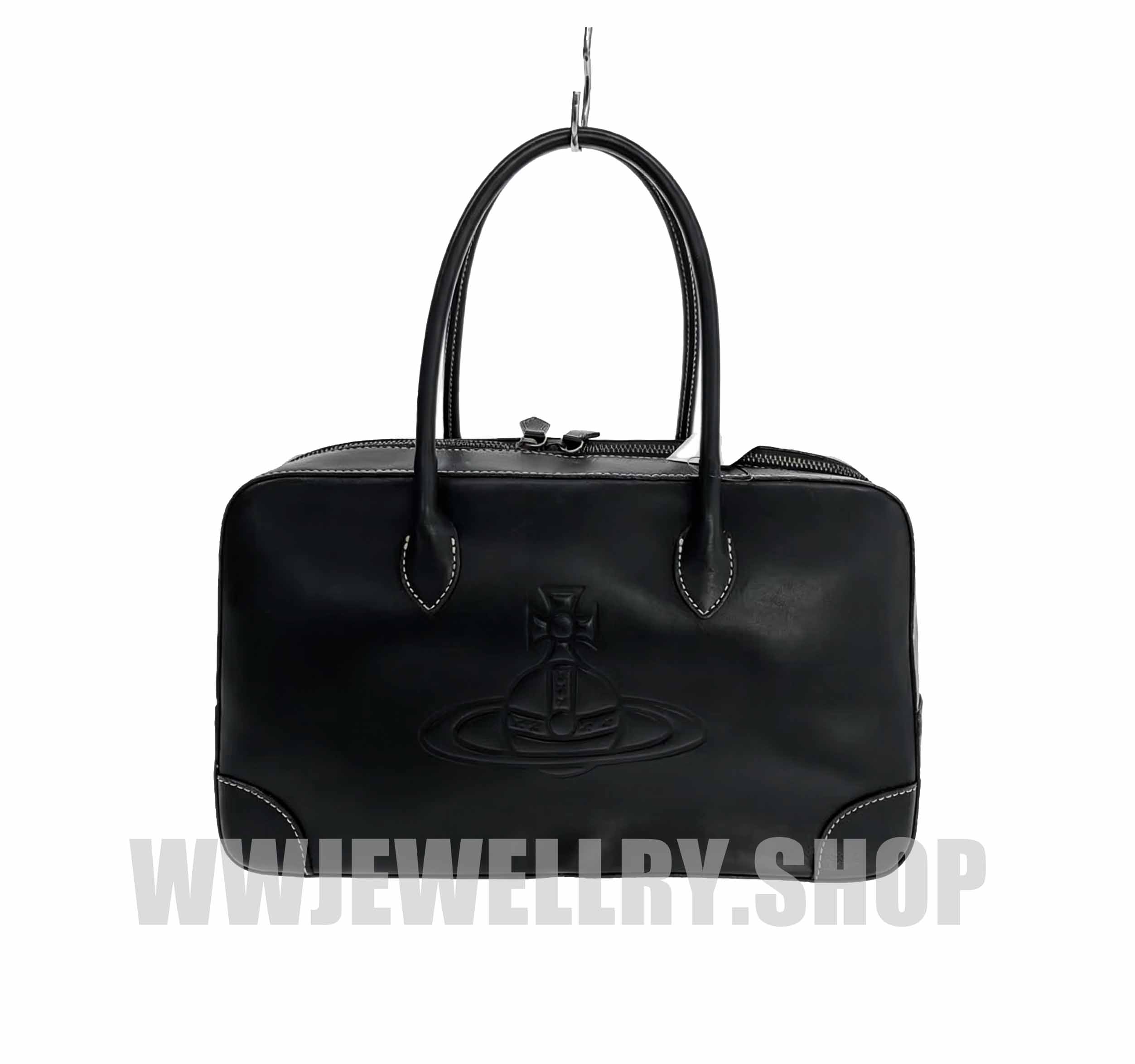 Vintage Black Saturn Handbag