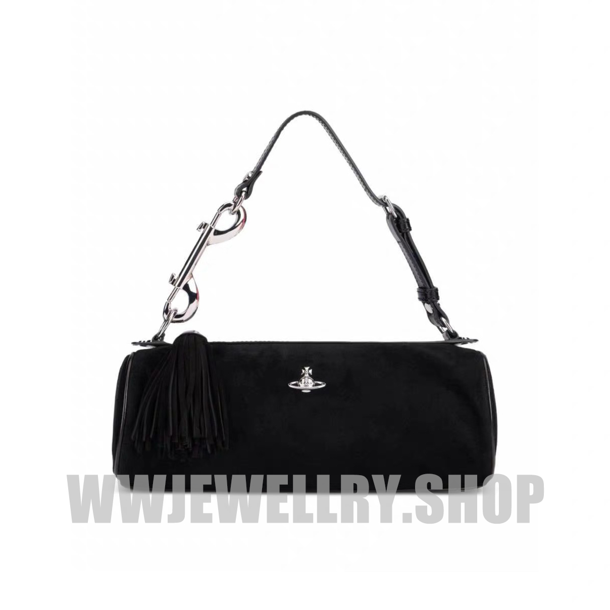 3 Colors Suede Leather Cylinder Bag