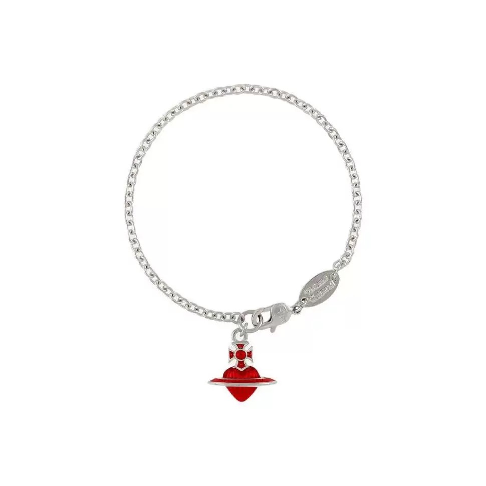 2 Colors FABIANNA Heart Orb Bracelet