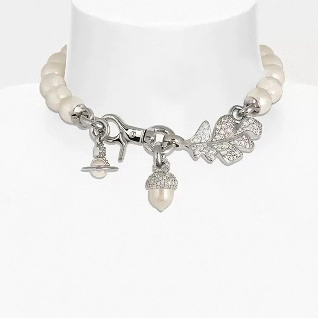 2 Colors LUCILLE Pearl Necklace