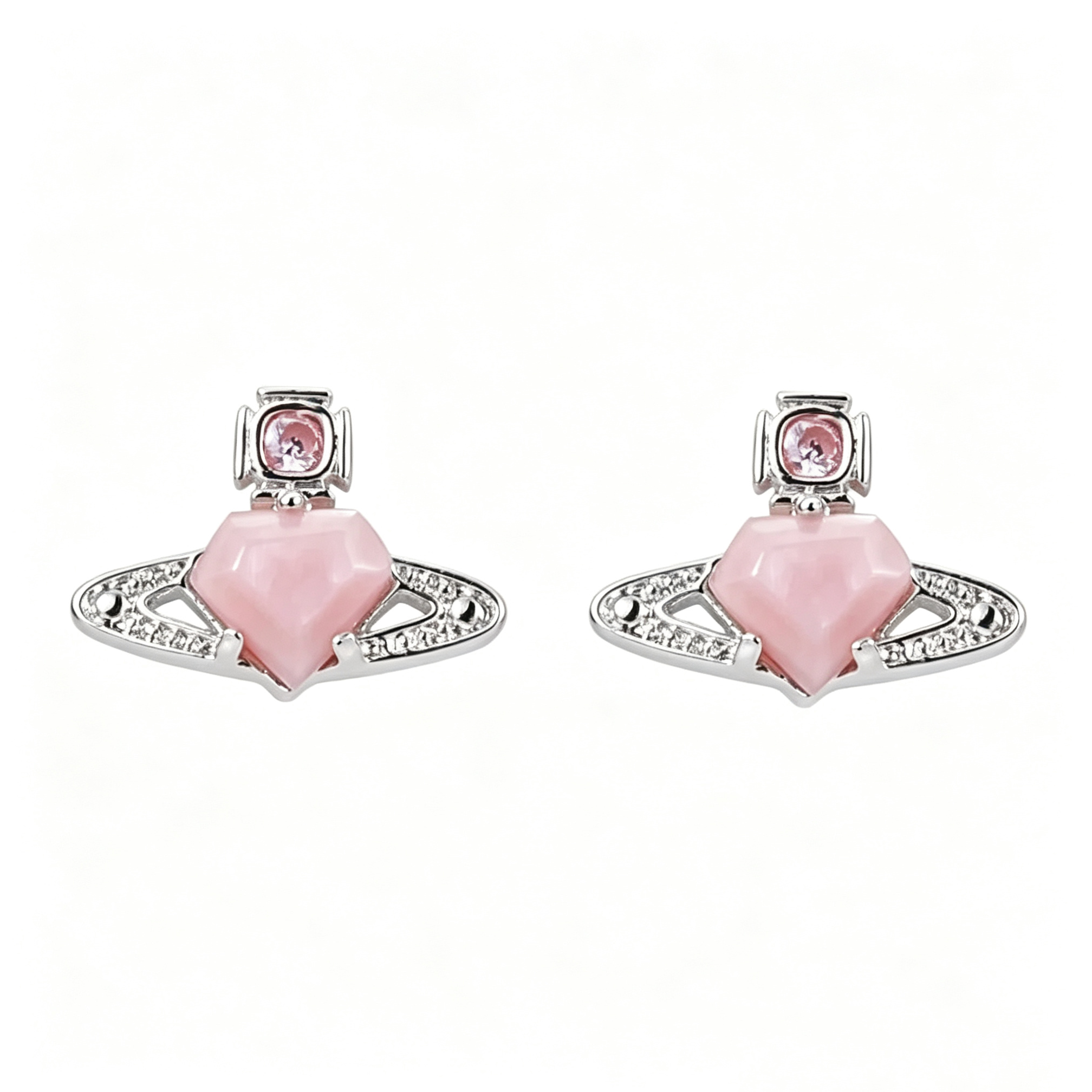 6 Colors Gemstone Shell Earrings