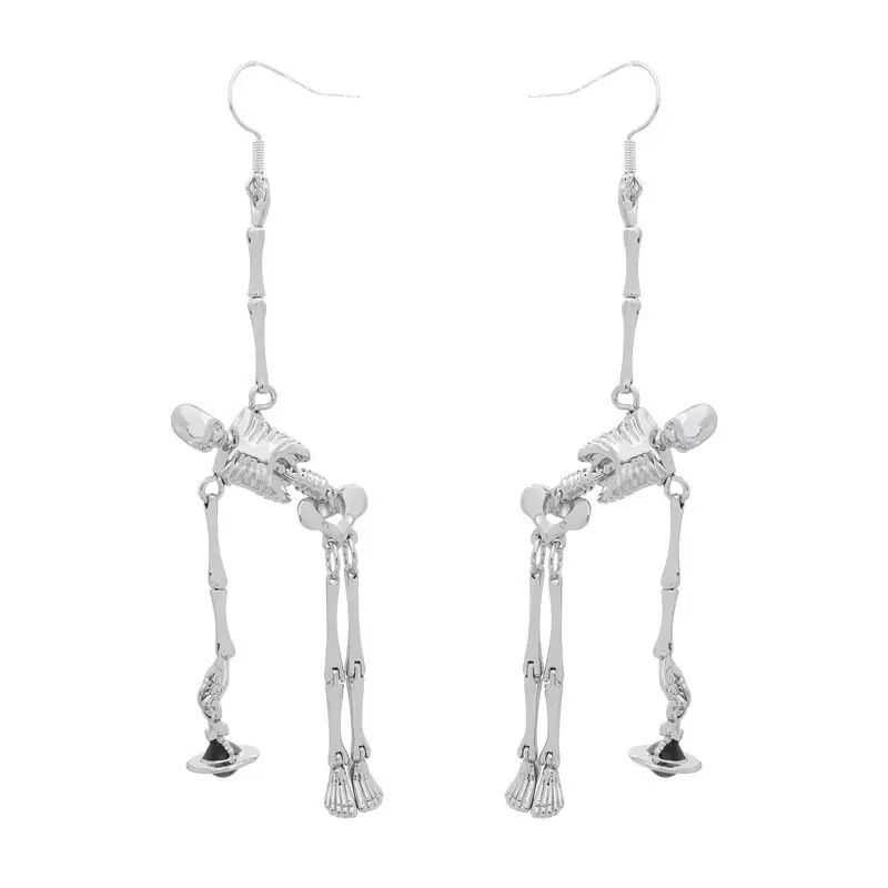 4 Colors Skeletons Earrings