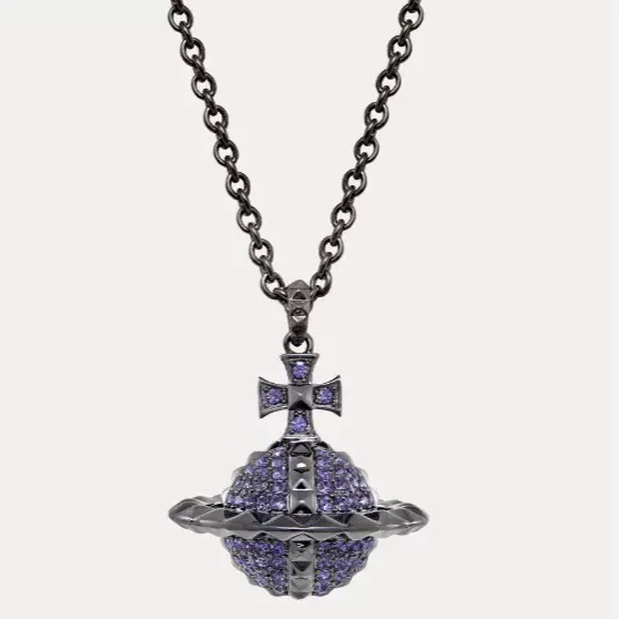 10 Colors Mayfair Rivet Diamond ORB Necklace
