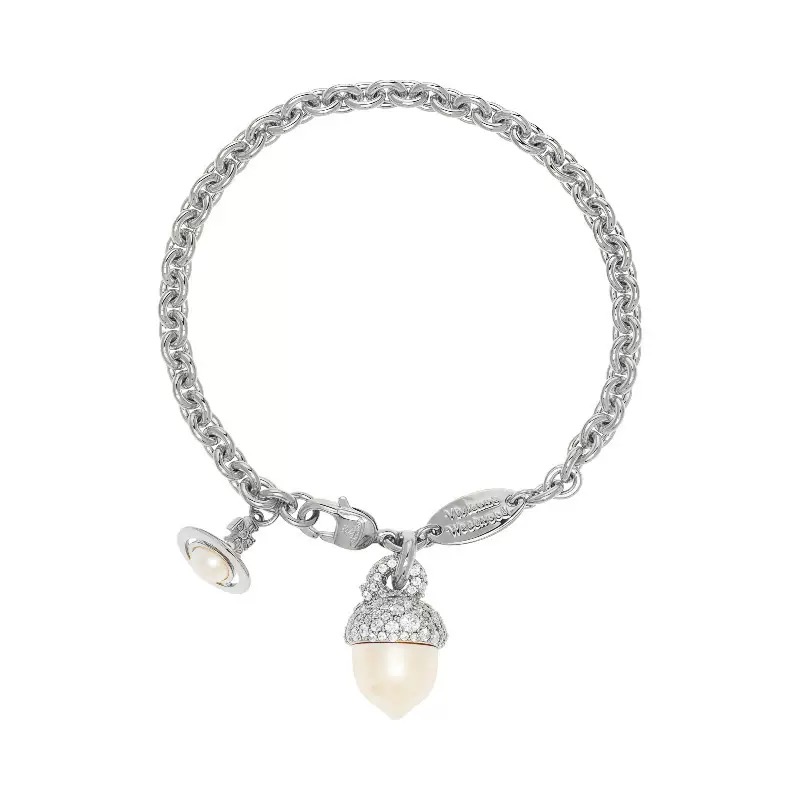 2 Colors LUCILLE Embellished Chain Bracelet