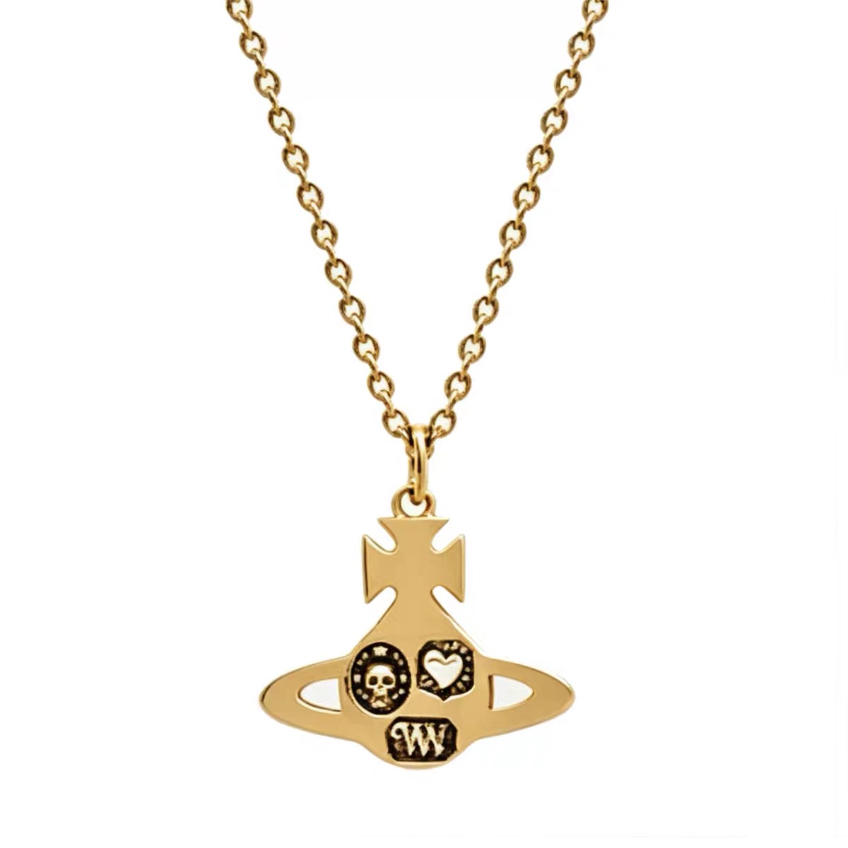 2 Colors CRISPIN Pendant Necklace