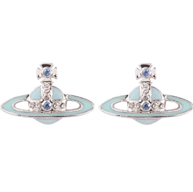 6 Colors Lacquered Saturn Earrings