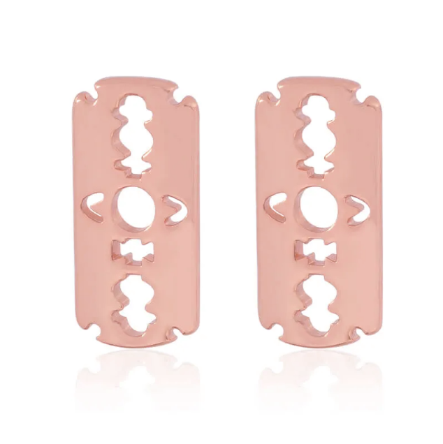 4 Colors Blade Earrings