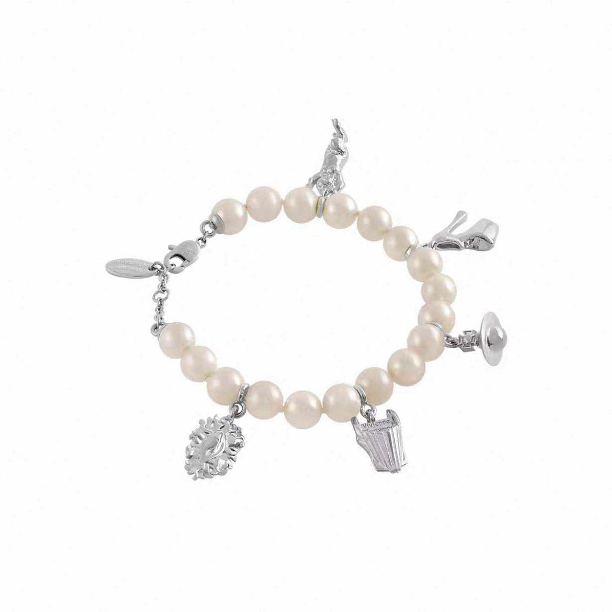 2 Colors ANGLO Multielement Pearl Bracelet