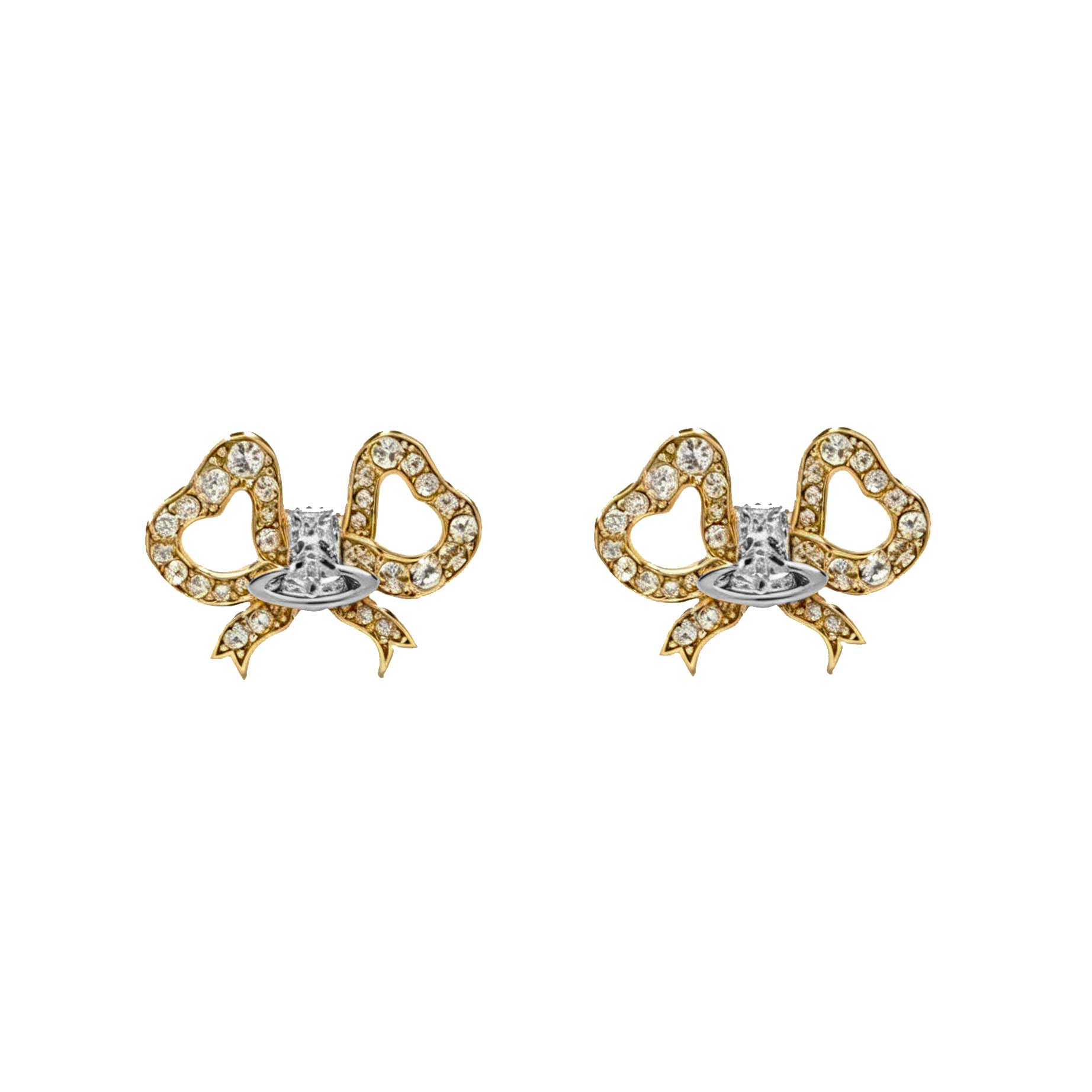 4 Colors SAGE Bow Saturn Earrings
