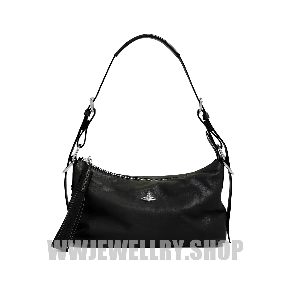 EMMA Leather Tassel Crossbody Bag