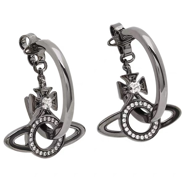 3 Colors MIRANDA Large Round Removable Saturn Earrings
