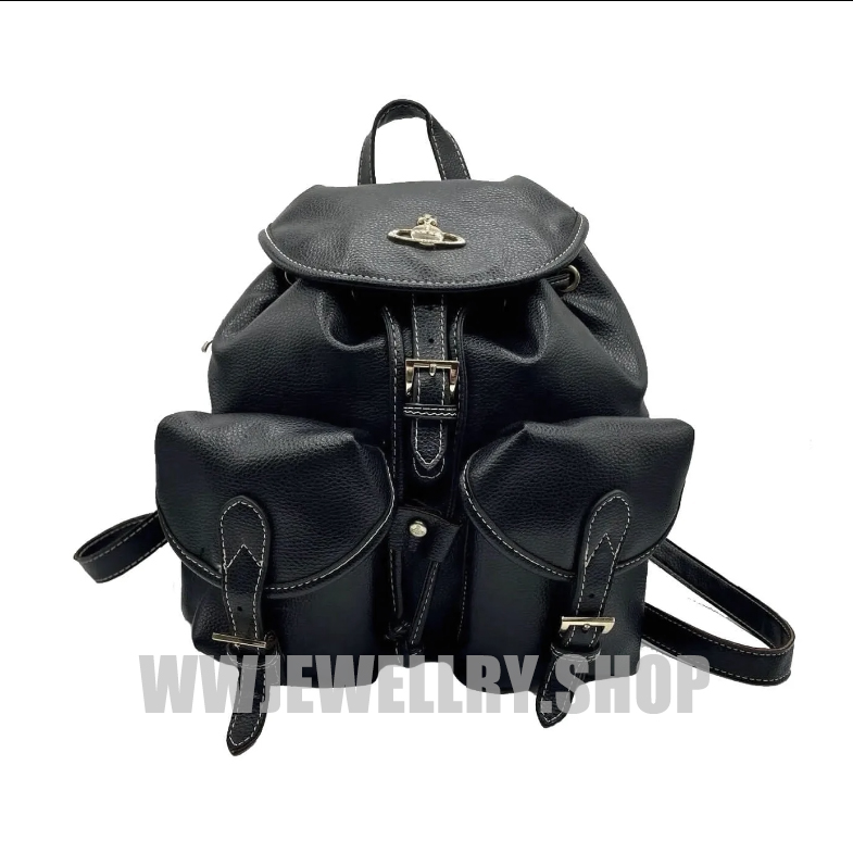 Leather Vintage Saturn Backpack