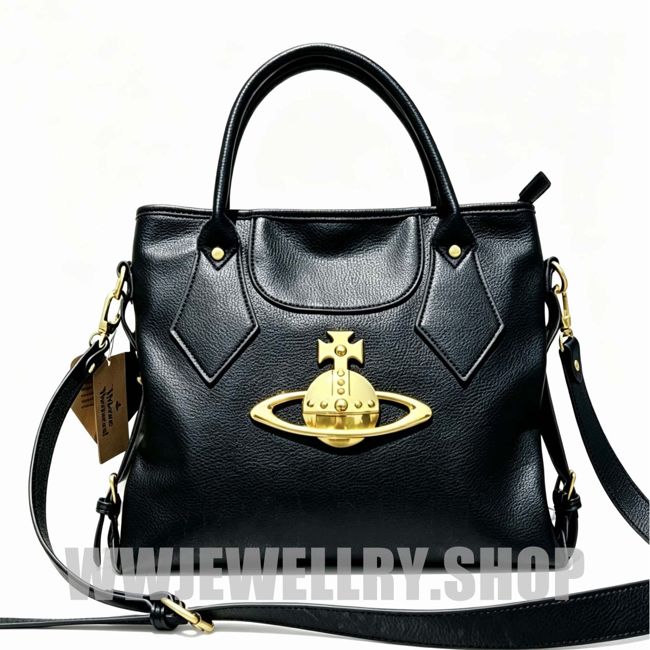 Vintage Gold Saturn Tote Bag