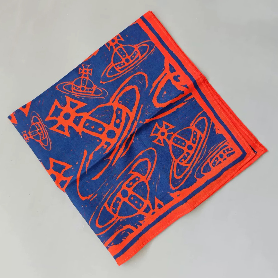 51 Colors Saturn Square Handkerchief