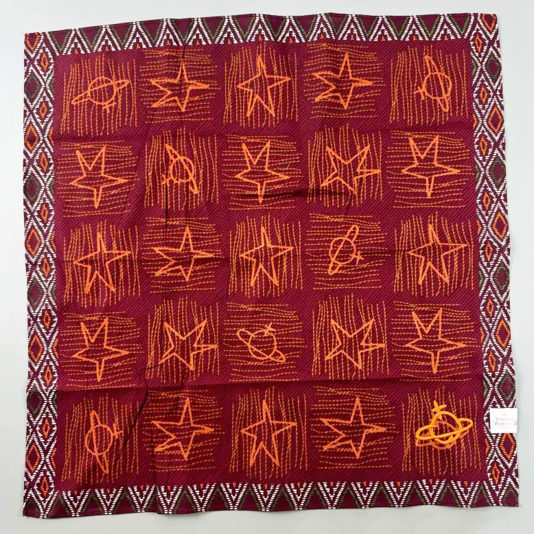51 Colors Saturn Square Handkerchief
