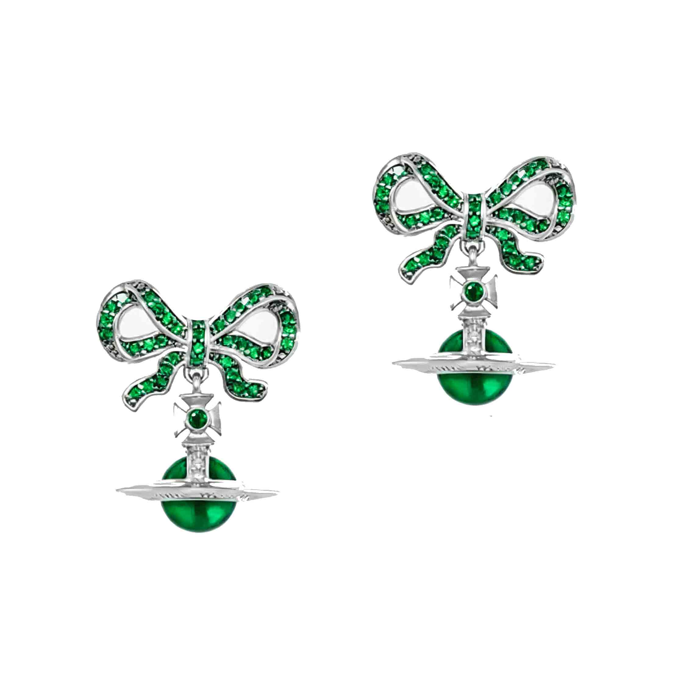 8 Colors OCTAVIE Bow Diamond Earrings