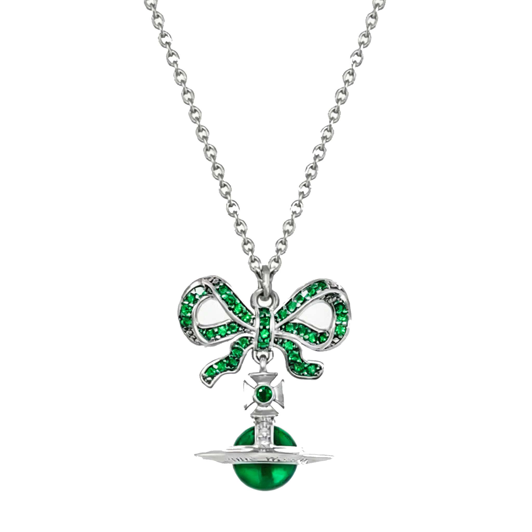 10 Colors OCTAVIE Bow Diamond Necklace
