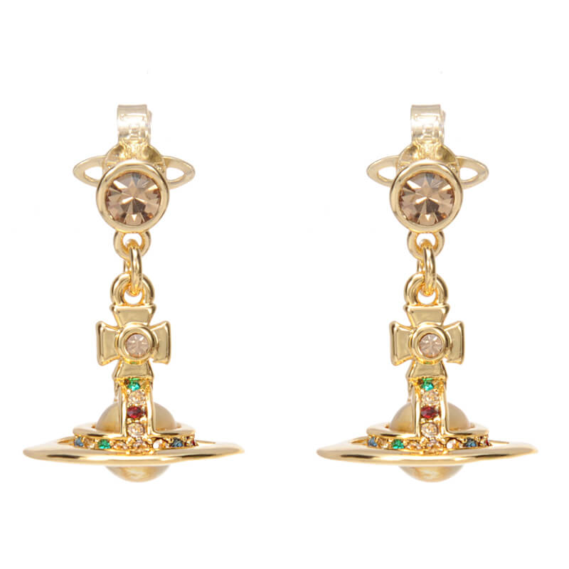 6mm ORB Classic Saturn Earrings