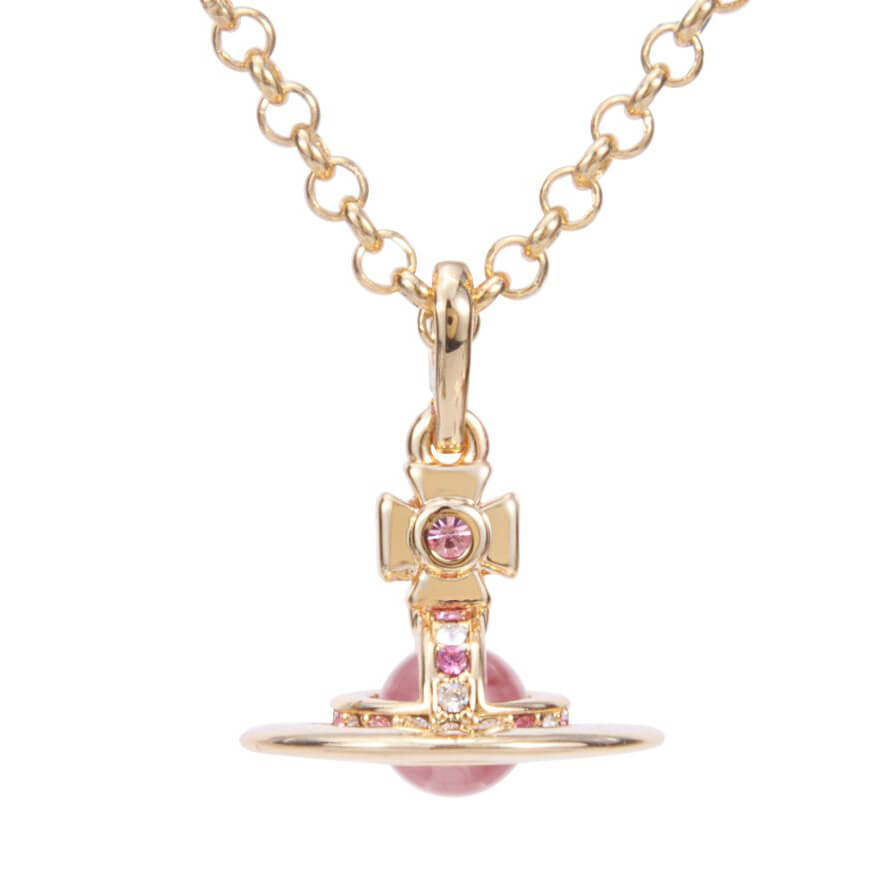 6MM ORB Classic Saturn Pendant Necklace